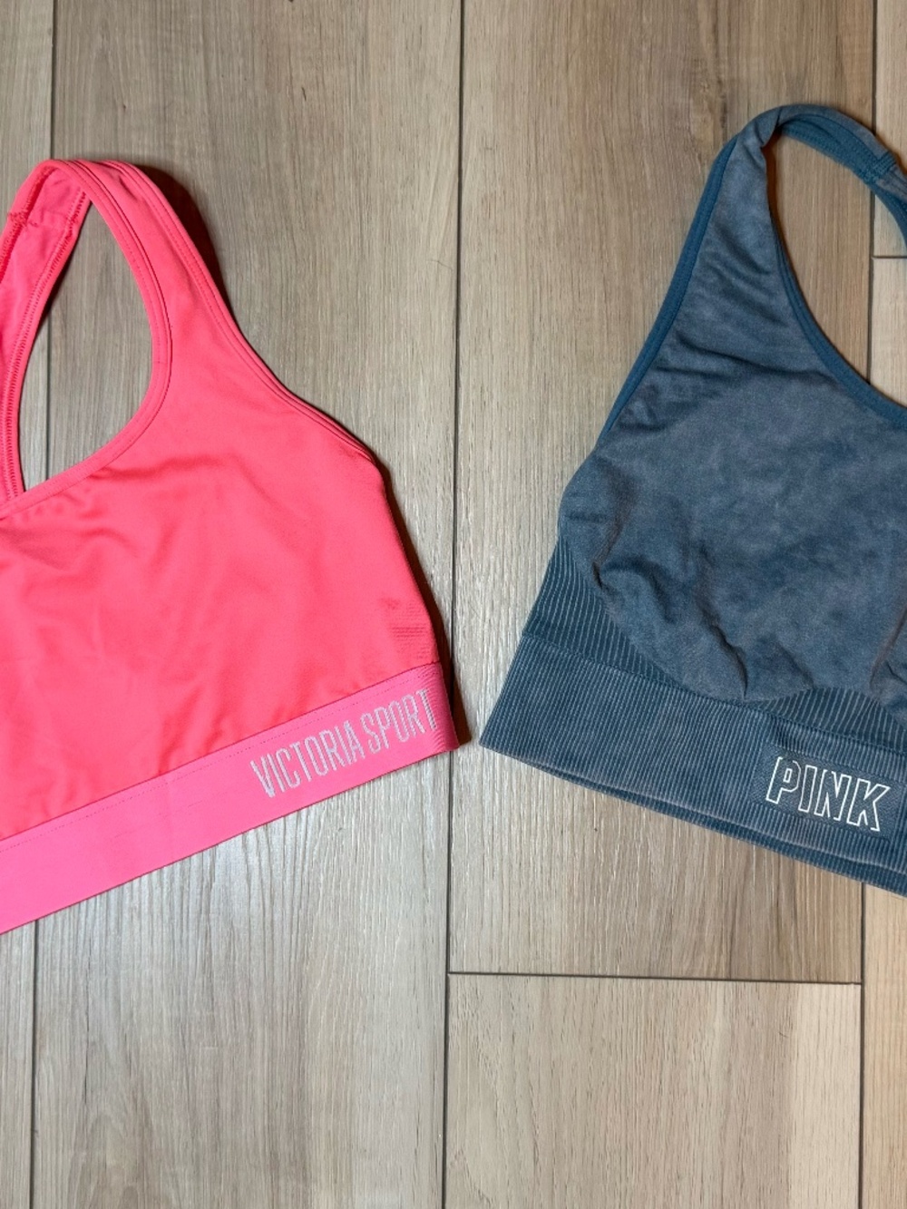 Pink / Victoria's Secret Sport Sports Bra Bundle – 2 Racerback Bras Size Medium